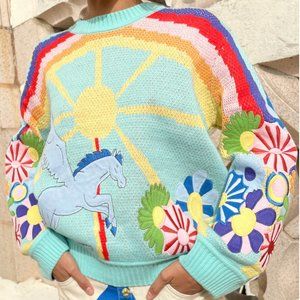 Lisa Says Gah--Technicolour Sweater